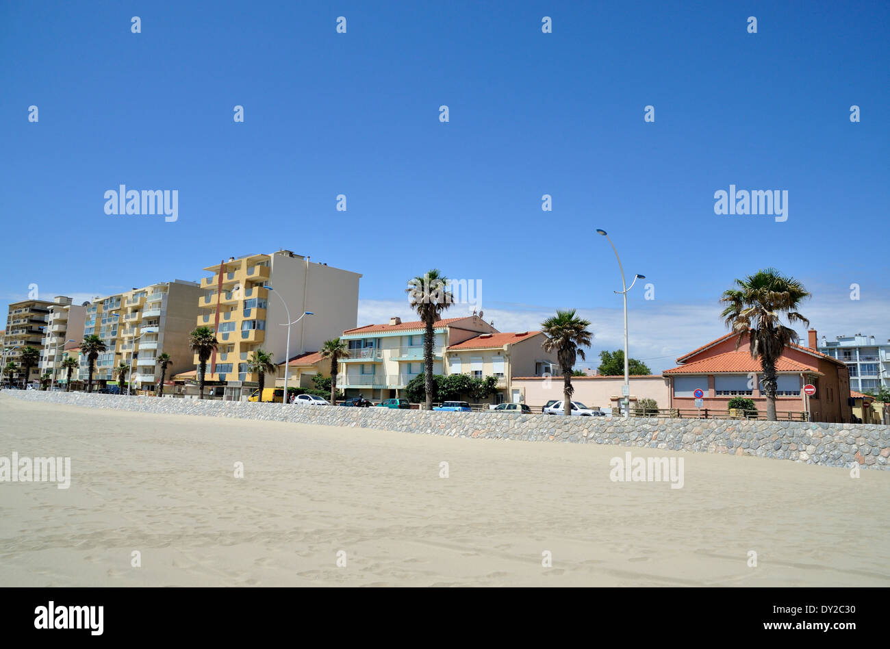 Canet-en-Roussillon (Francia meridionale): il lungomare Foto Stock