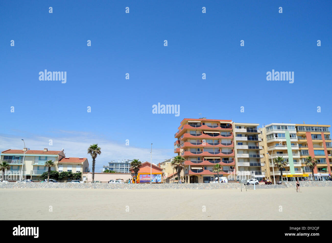 Canet-en-Roussillon (Francia meridionale): il lungomare Foto Stock