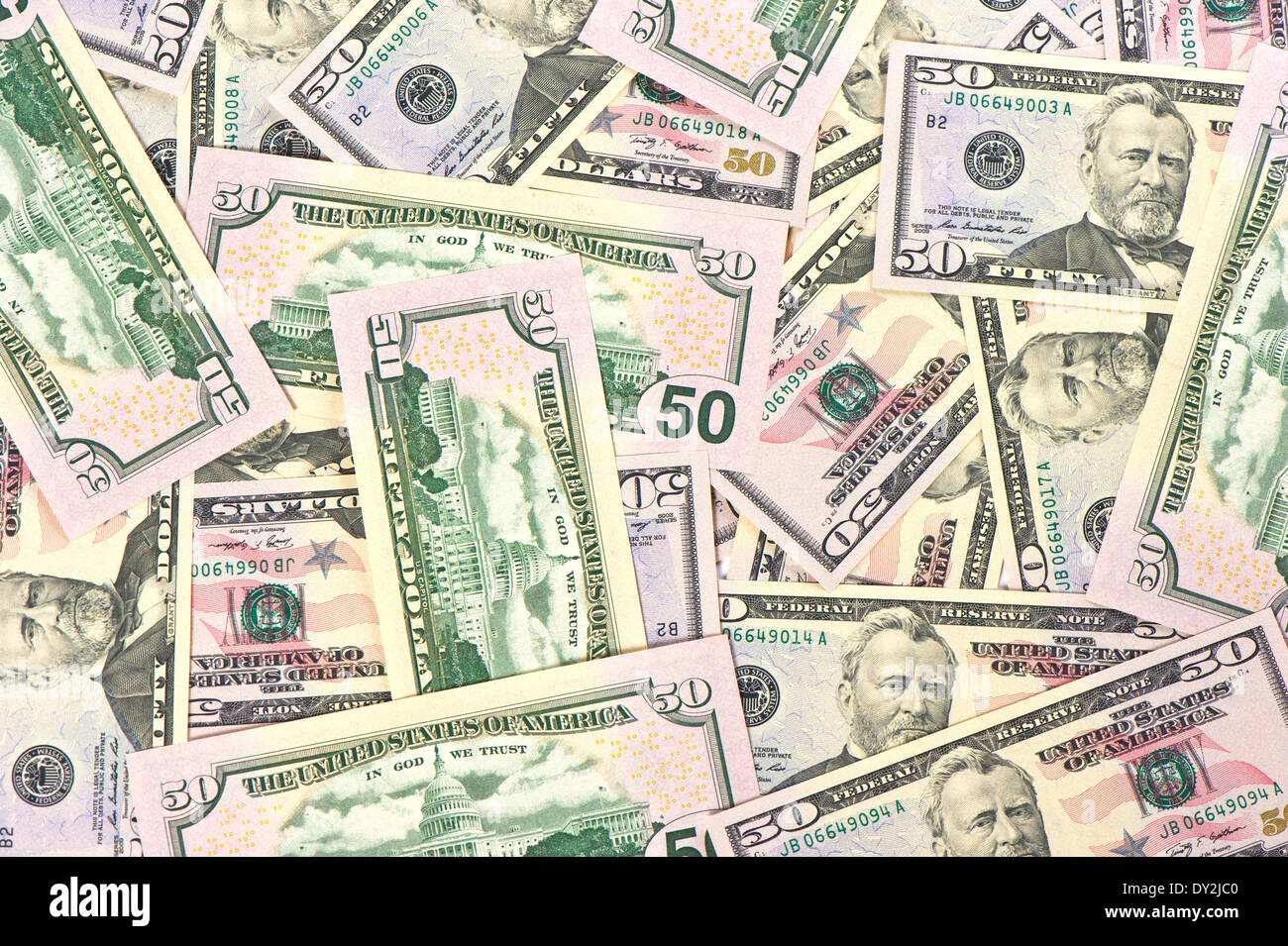 Dollari americani. sfondo di denaro Foto Stock