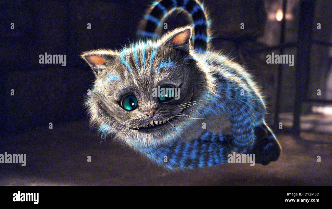 ALICE NEL PAESE DELLE MERAVIGLIE (2010) Il Cheshire cat Tim Burton (DIR) RACCOLTA MOVIESTORE LTD Foto Stock