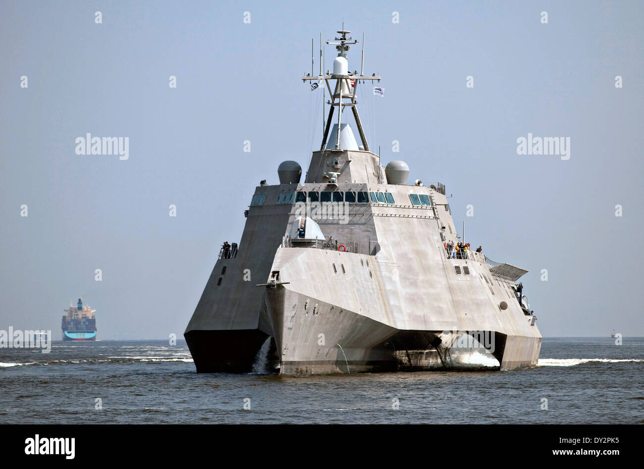 US Navy Littoral Combat Ship USS indipendenza durante il builder sentieri Luglio 2, 2009 nel Golfo del Messico. Foto Stock