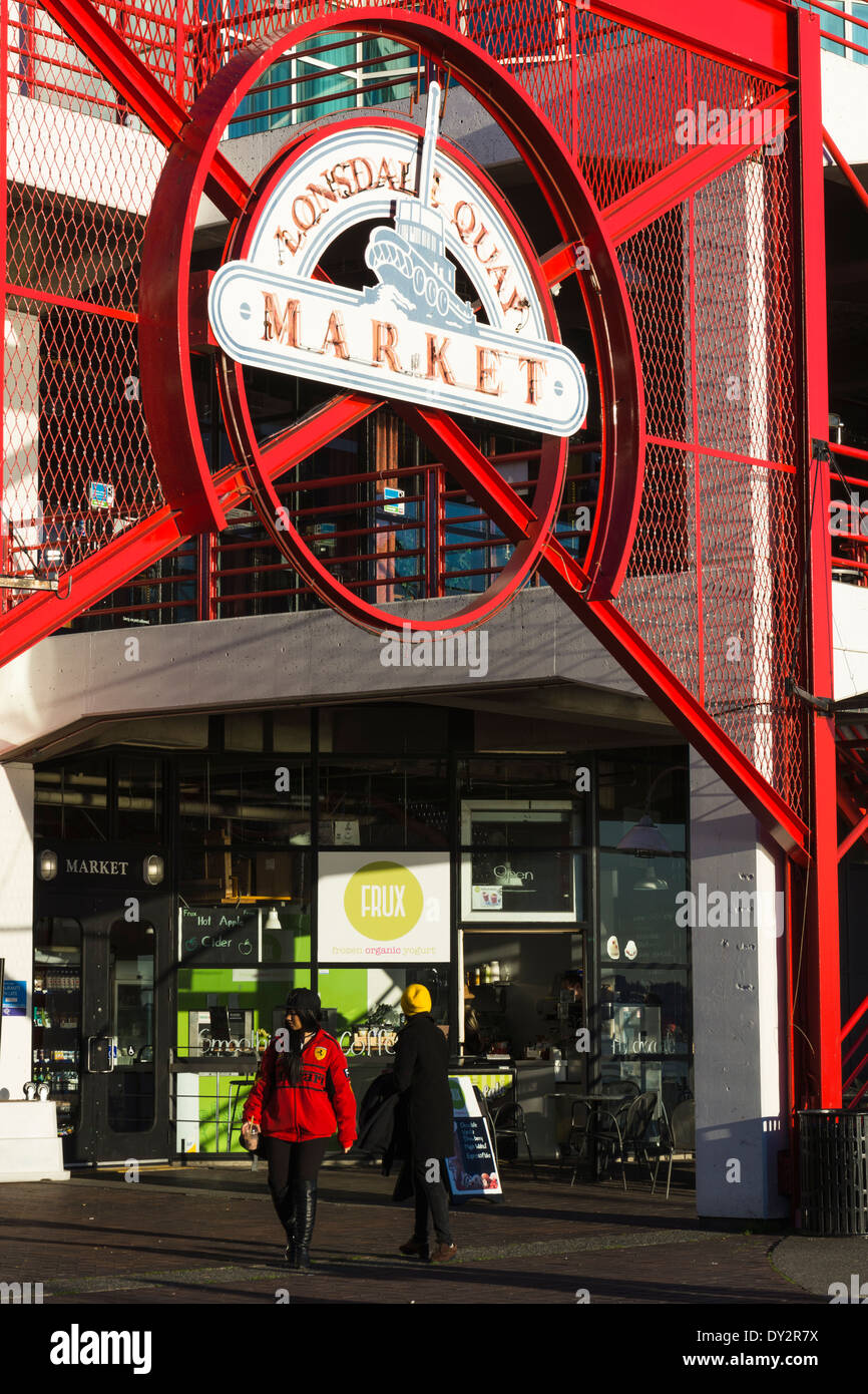 Lonsdale Quay Market, North Vancouver, British Columbia, Canada. Foto Stock