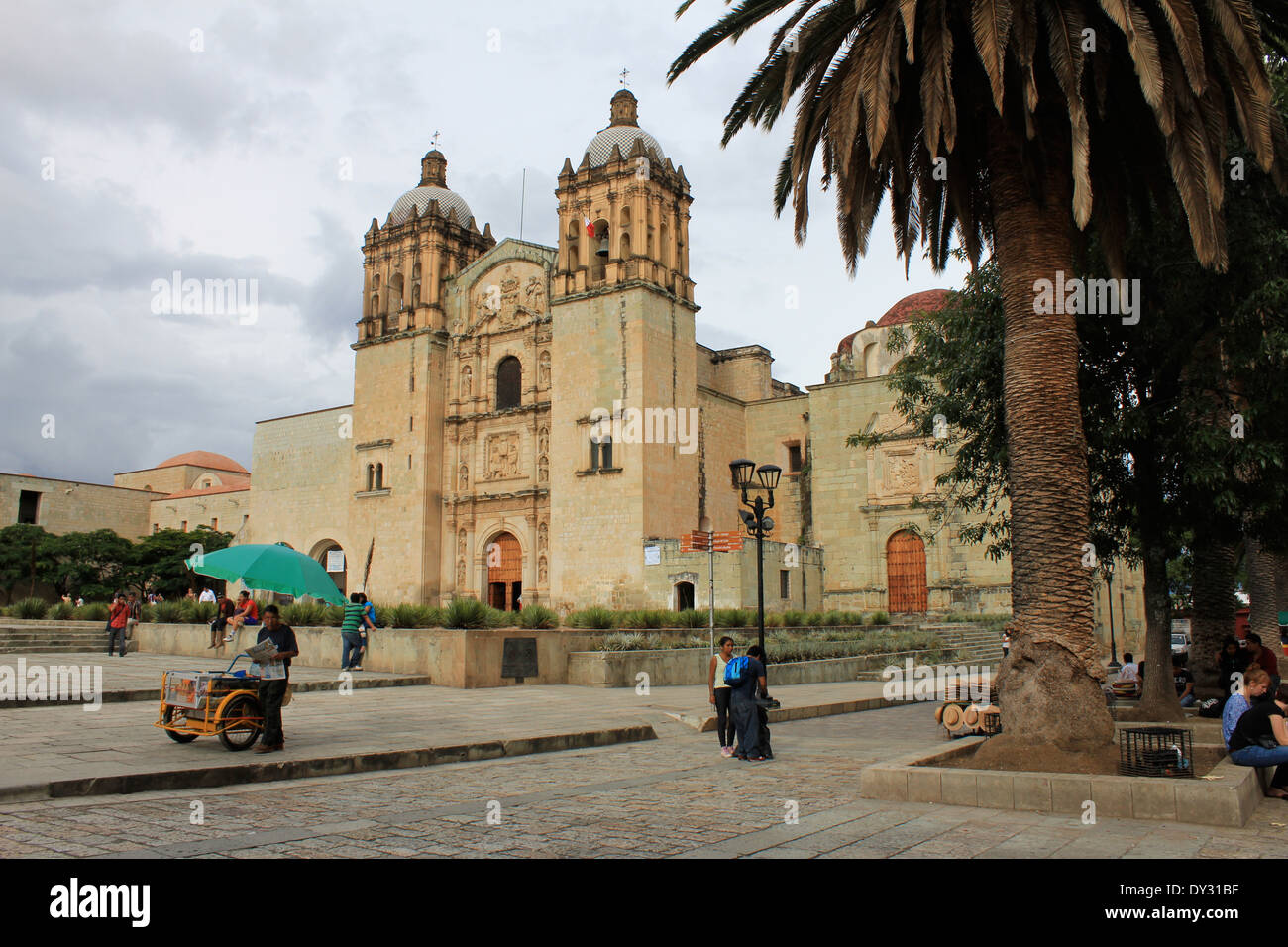 La Chiesa di Santo Domingo de Guzman in Oaxaca, Messico Foto Stock
