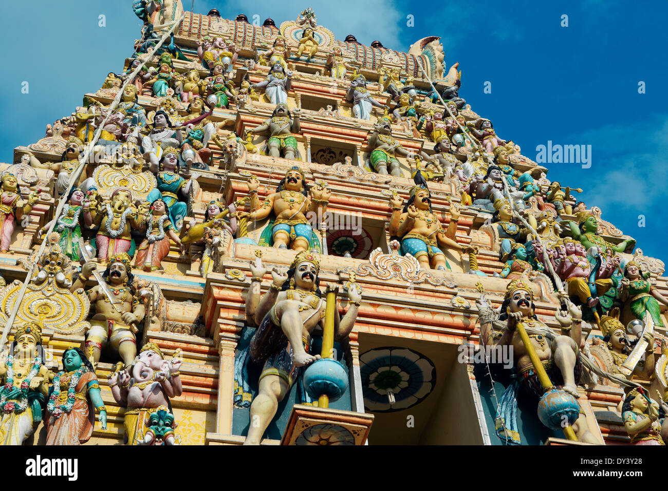 Nallur Kandaswamy tempio indù gopuram di Trincomalee, Sri Lanka Foto Stock