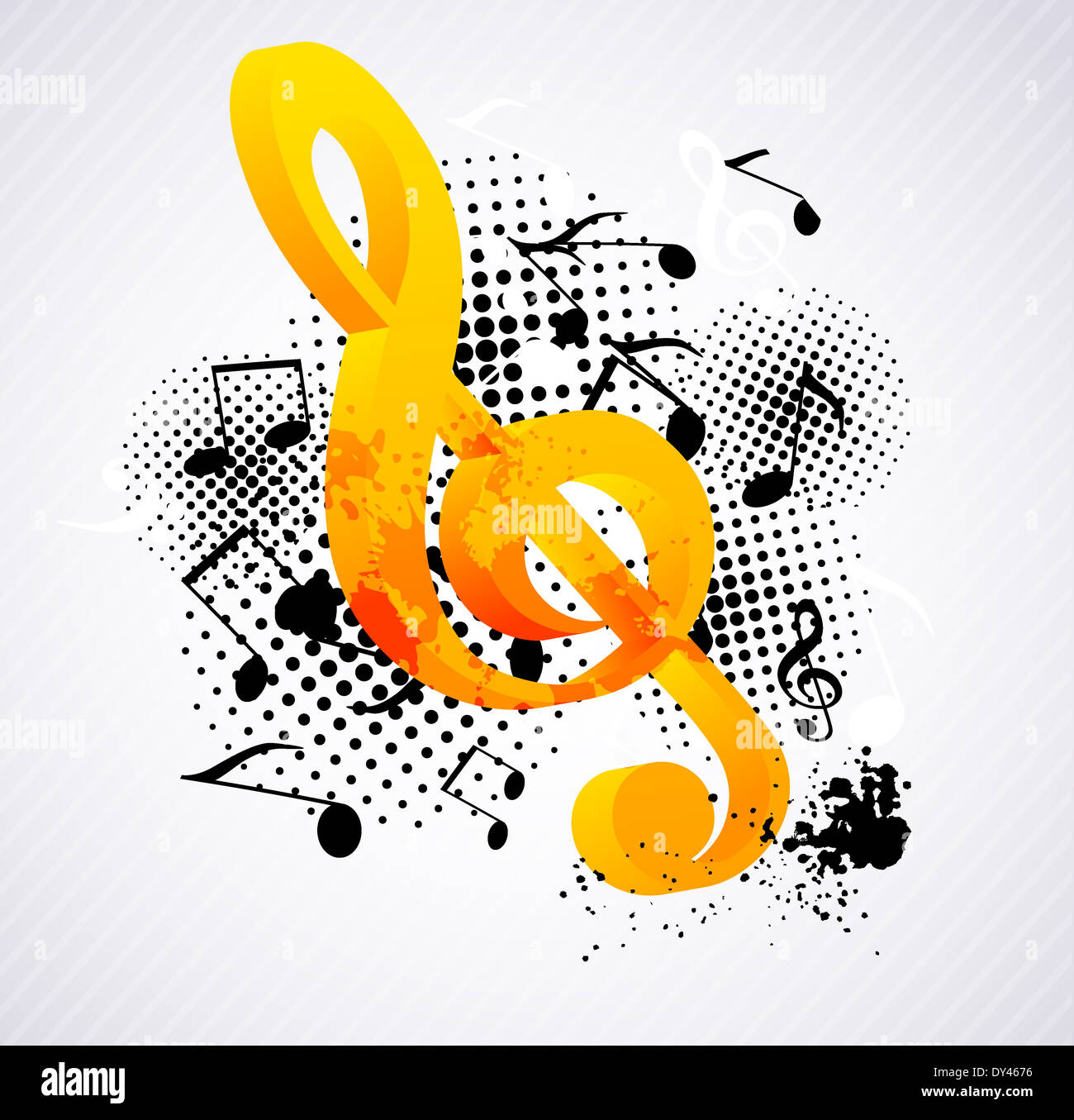 Musica di sottofondo Foto Stock