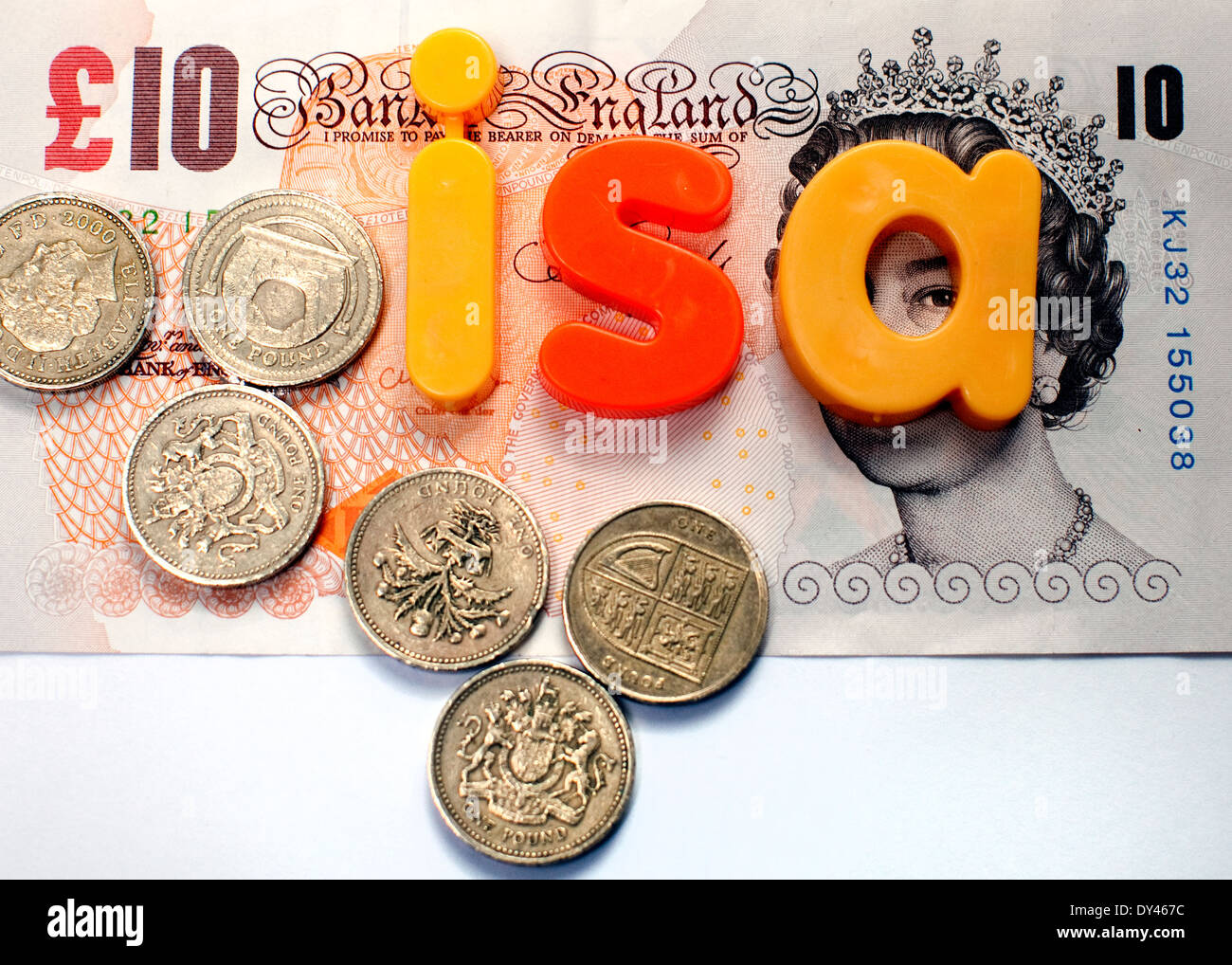 I singoli conti di risparmio o di ISA è esentasse fino a un limite annuale, Londra Foto Stock