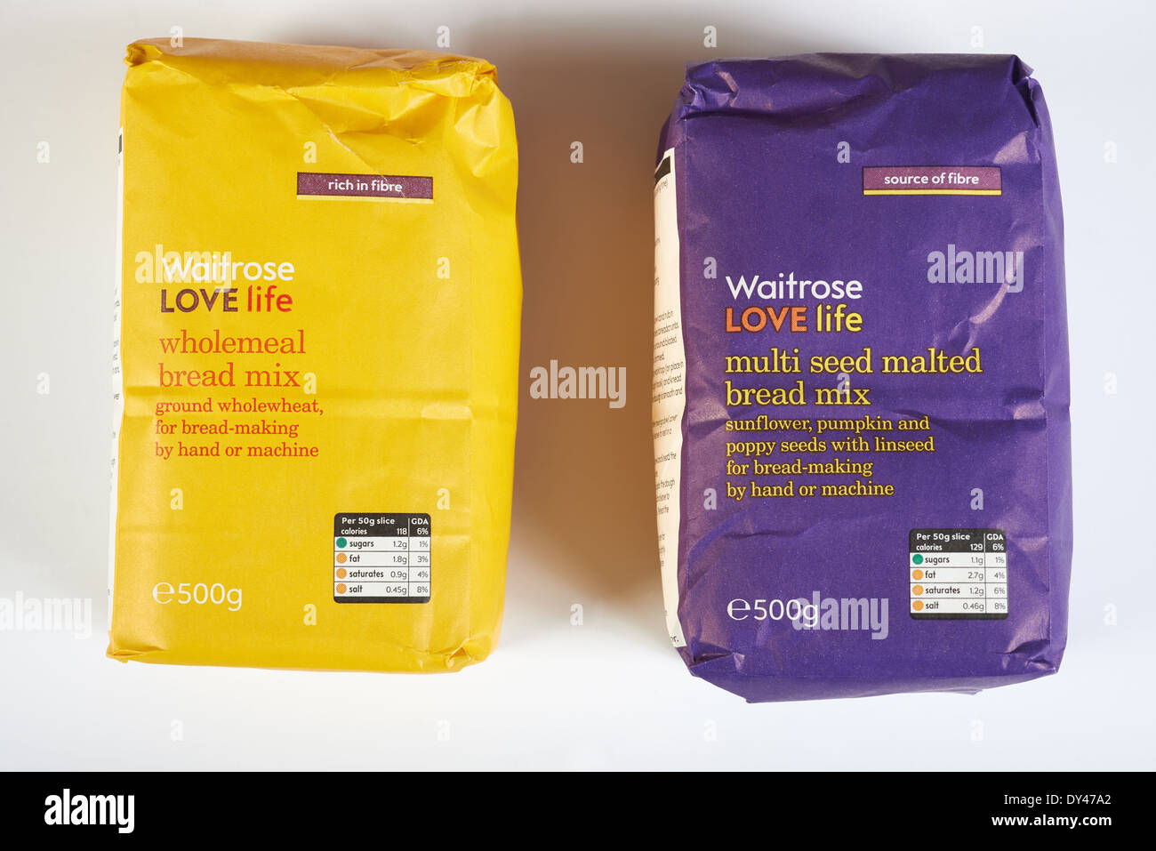 Waitrose amare la vita impasti di pane Foto Stock