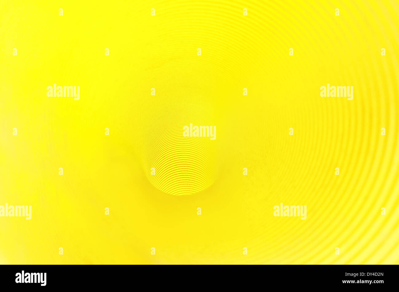 Sfondo della texture plastica all'interno di una tubazione con un foro Foto Stock