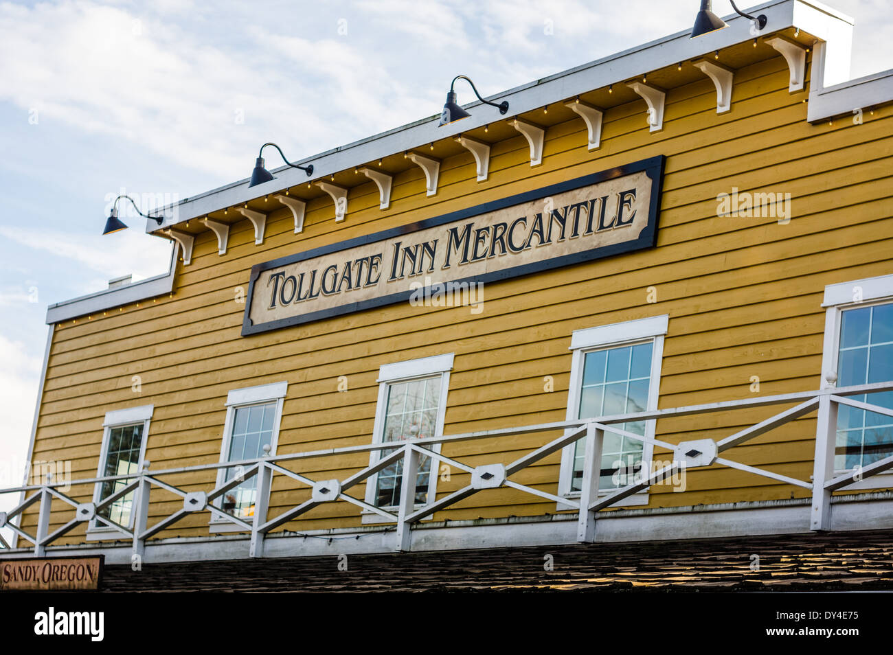 Il Casello Locanda Ristorante Mercantile e il panificio. Sandy, Oregon Foto Stock