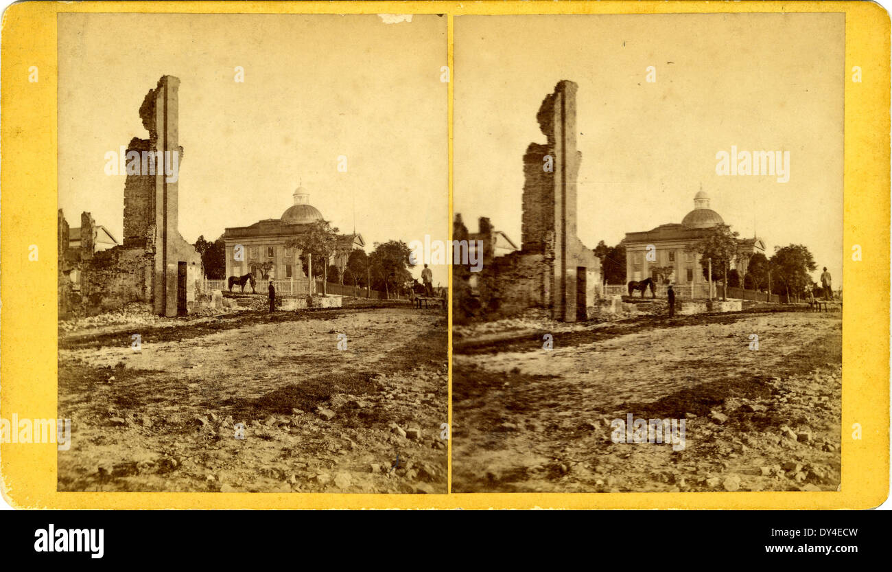 Una giornata impegnativa a Brookhaven, Mississippi, è raffigurata, catturando la vibrante atmosfera della città. L'immagine mostra le attività quotidiane e la vita di questa piccola comunità del sud durante il tempo. Foto Stock