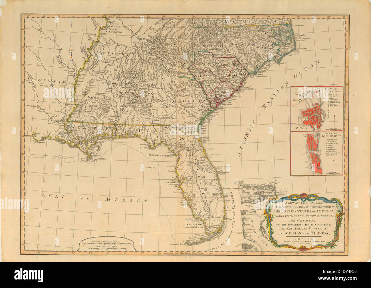Un'animata scena di strada a Brookhaven, Mississippi, che cattura la vivace attività e le persone nel centro della città durante una giornata all'inizio del XX secolo. Foto Stock