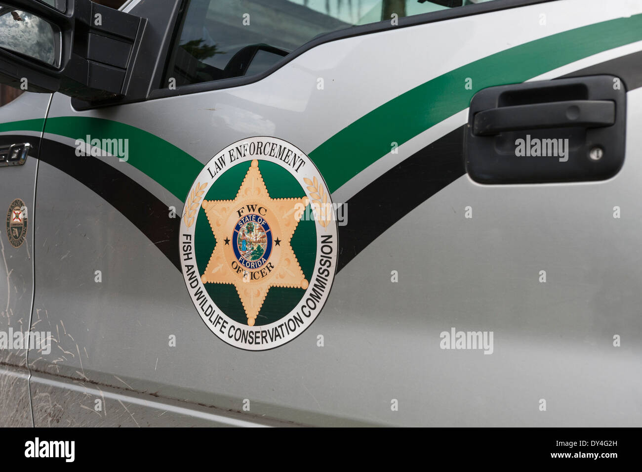 Florida l'applicazione della legge il pesce e la conservazione della fauna selvatica Commissione veicolo Foto Stock
