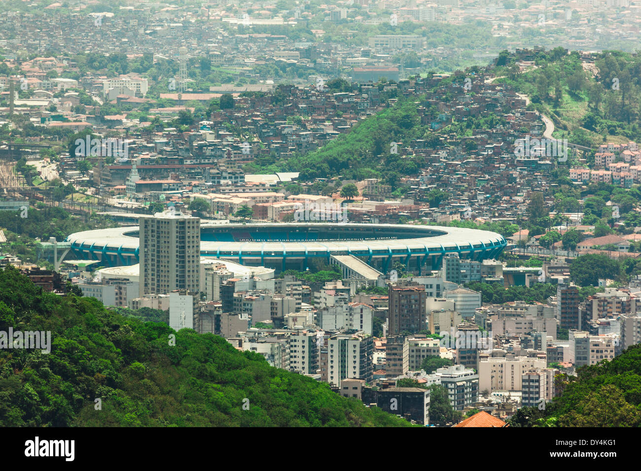Vista su Mineirão arena di Belo Horizonte Foto Stock