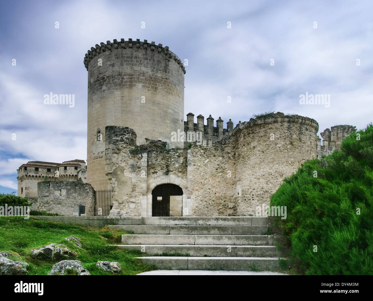 Cuellar Burg - castello di Cuellar 01 Foto Stock