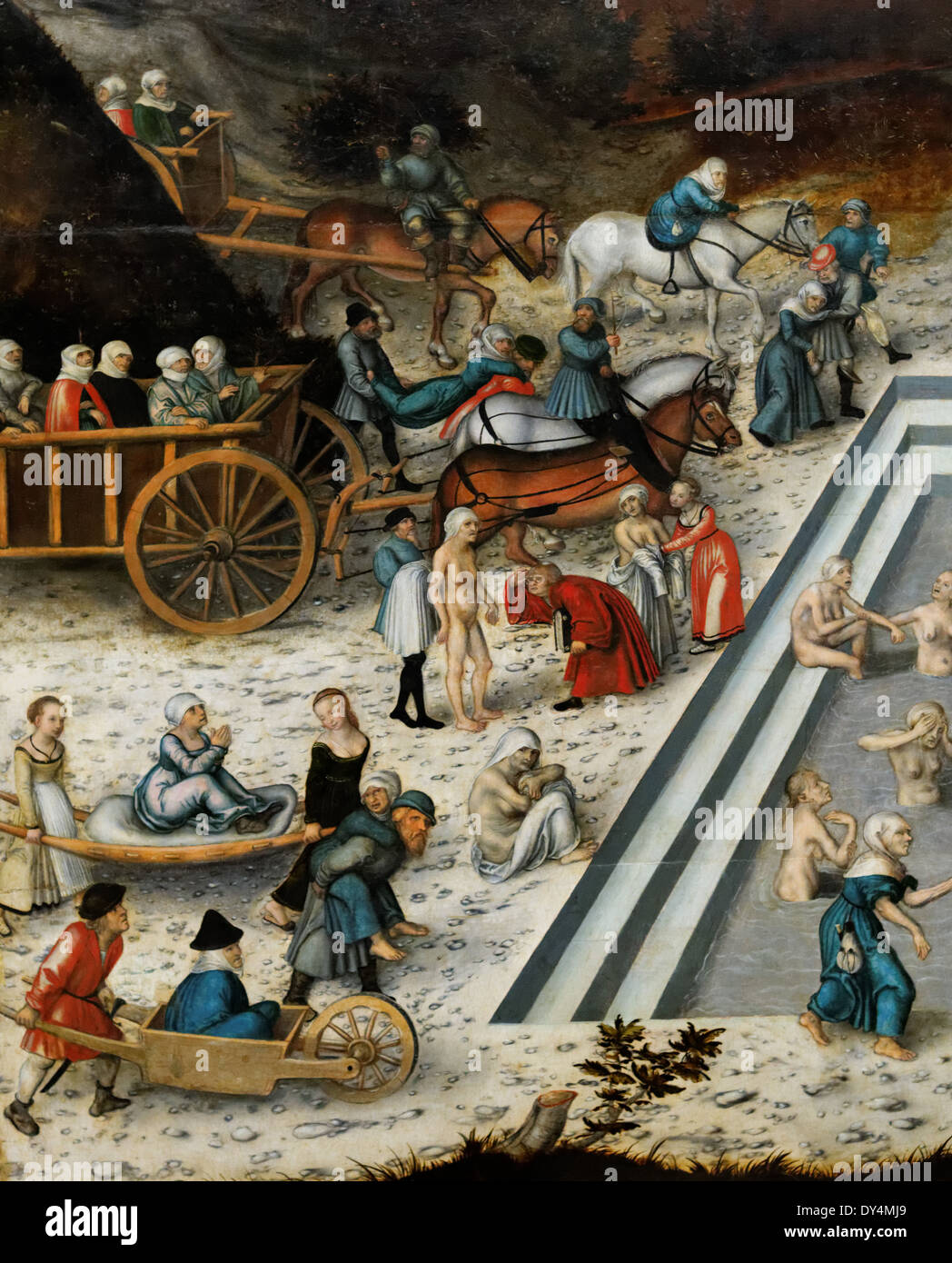 Lucas Cranach - La fontana della giovinezza - 1546 - XVI secolo ...