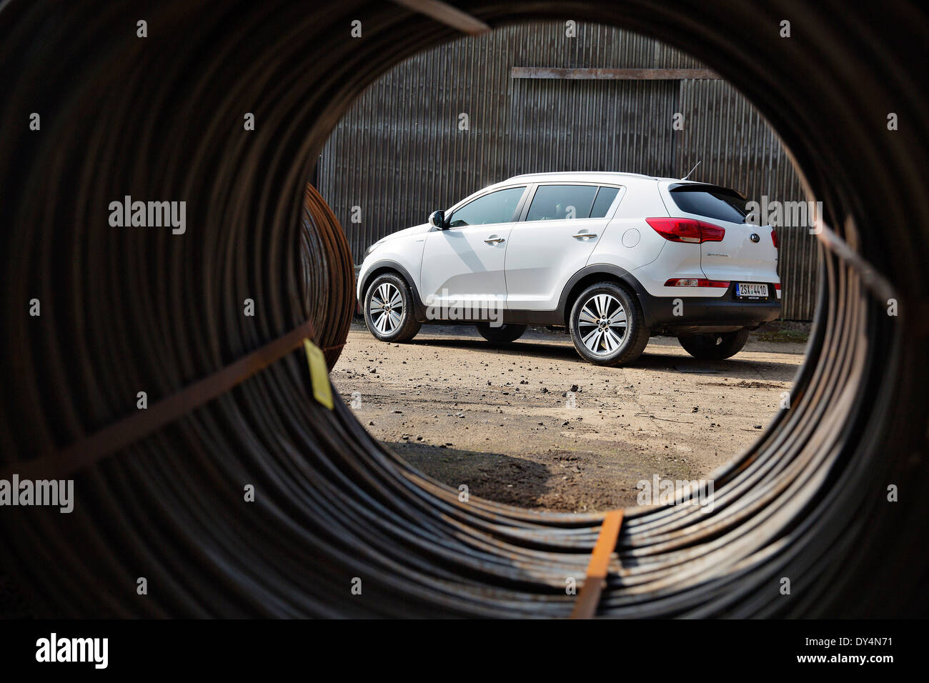 Kia Sportage, il crossover, seconda generazione Foto Stock