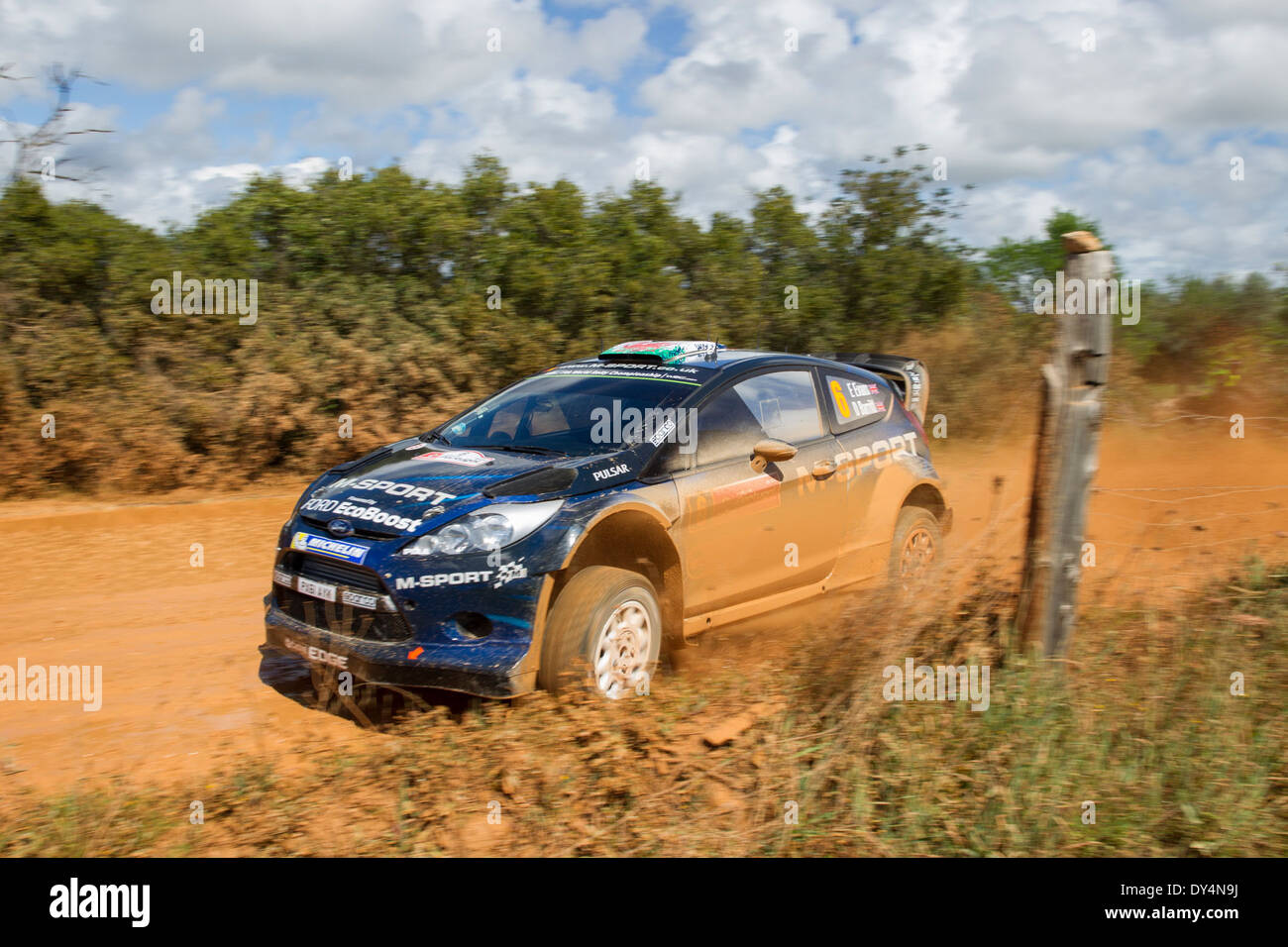 Elfyn Evans, Daniel Barritt Foto Stock