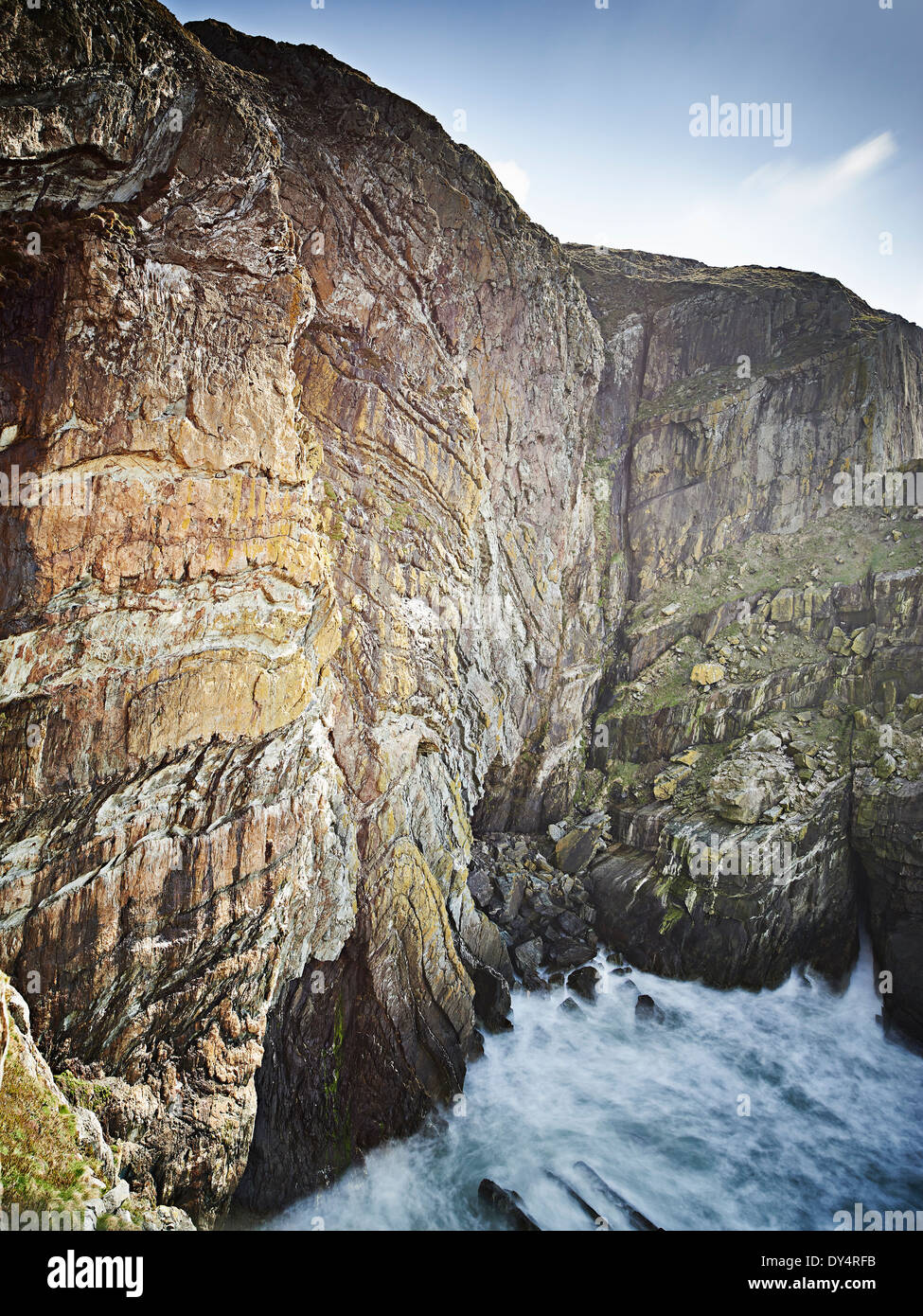 Sud Stack, testa di santo, il Galles del Nord Foto Stock