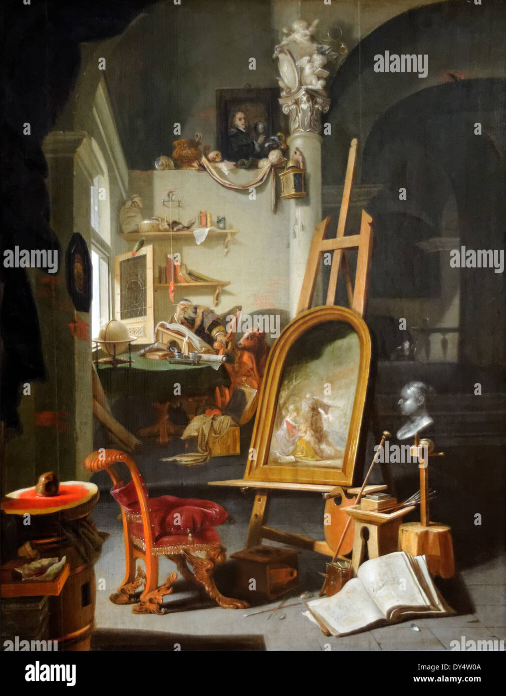 Karel SLABBAERT- officina degli Evangelisti - XVII secolo - Scuola Fiamminga - Gemäldegalerie - Berlino Foto Stock