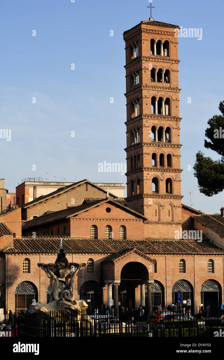 Italia, Roma, basilica di Santa Maria in Cosmedin Foto Stock