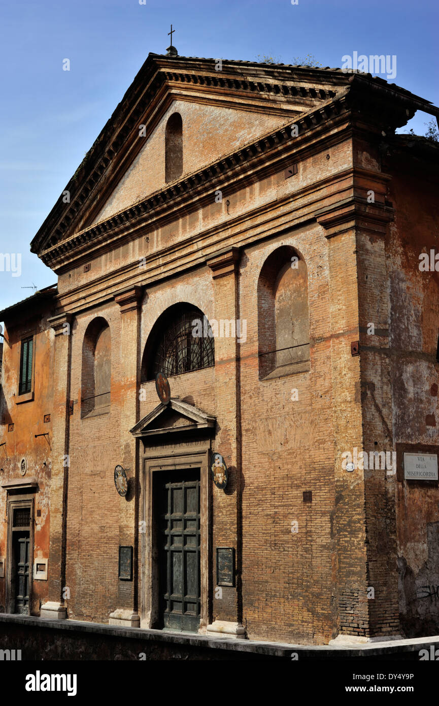 Italia, Roma, via di San Giovanni Decollato, chiesa di San Giovanni Decollato Foto Stock