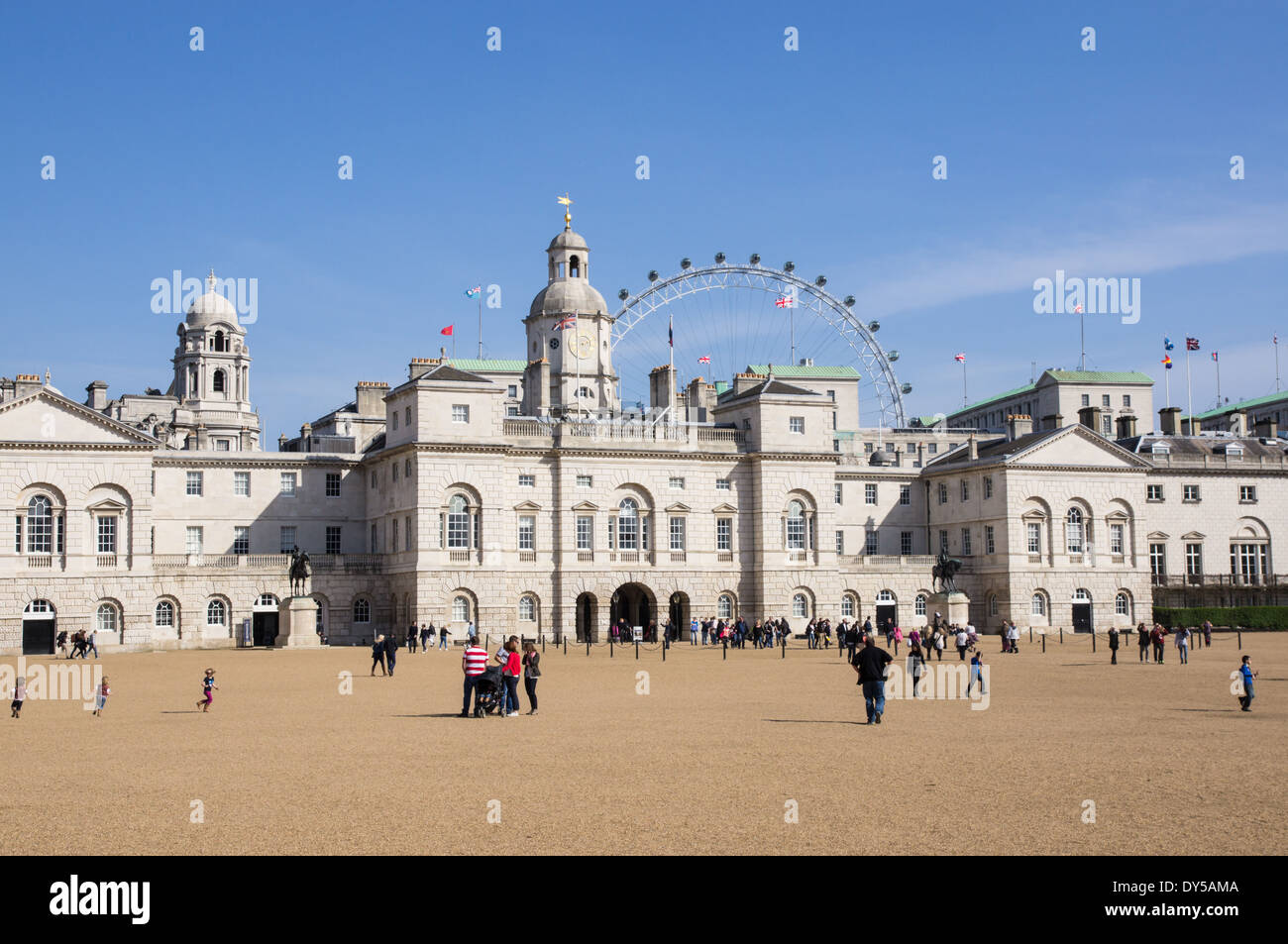 La Sfilata delle Guardie a Cavallo e la Casa Museo di cavalleria, Londra England Regno Unito Regno Unito Foto Stock
