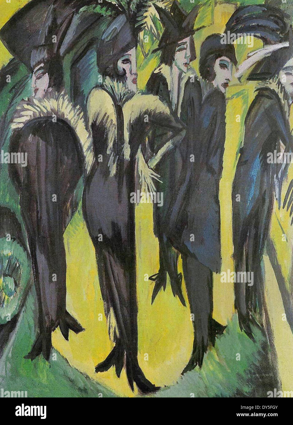 Ernst Ludwig Kirchner cinque donne in strada Foto stock Alamy Ernst Ludwig Kirchner cinque donne in strada Foto stock Alamy