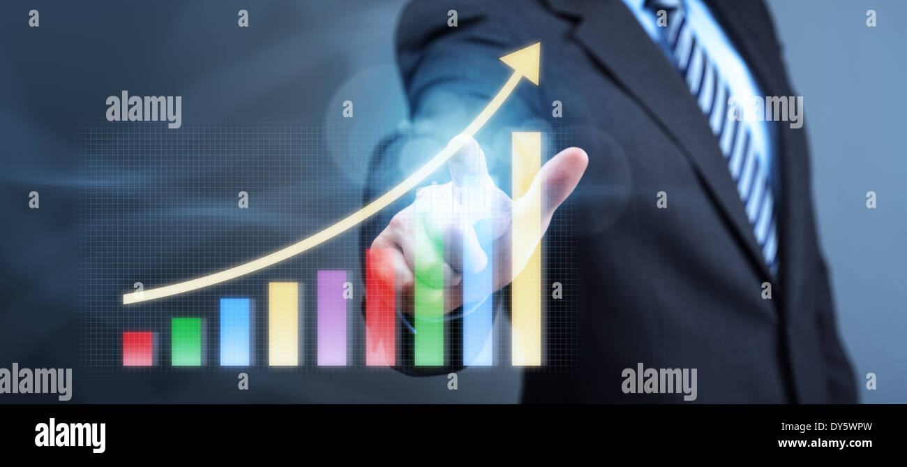 Il successo del business Foto Stock