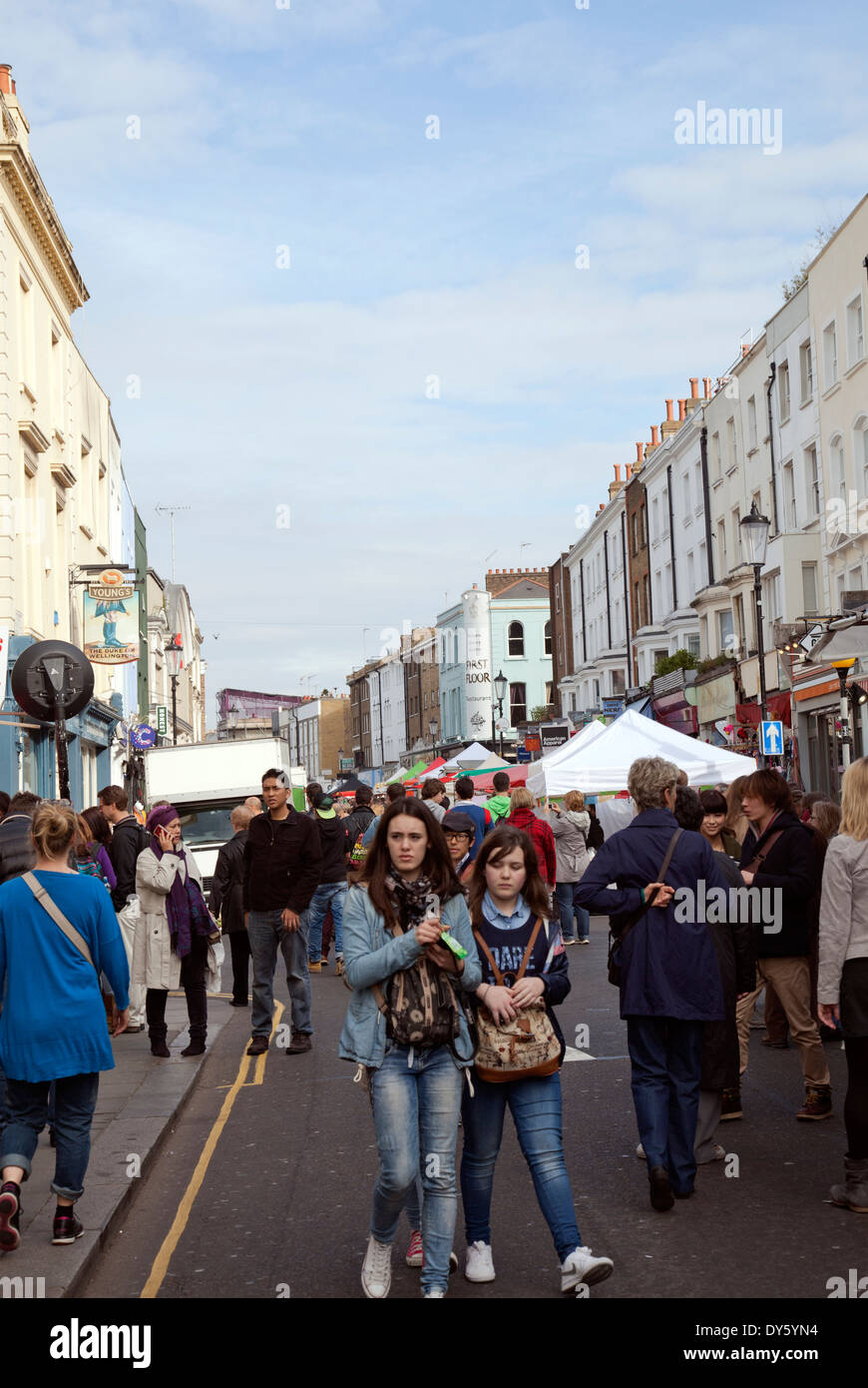 Il Mercato di Portobello - London W11 - REGNO UNITO Foto Stock