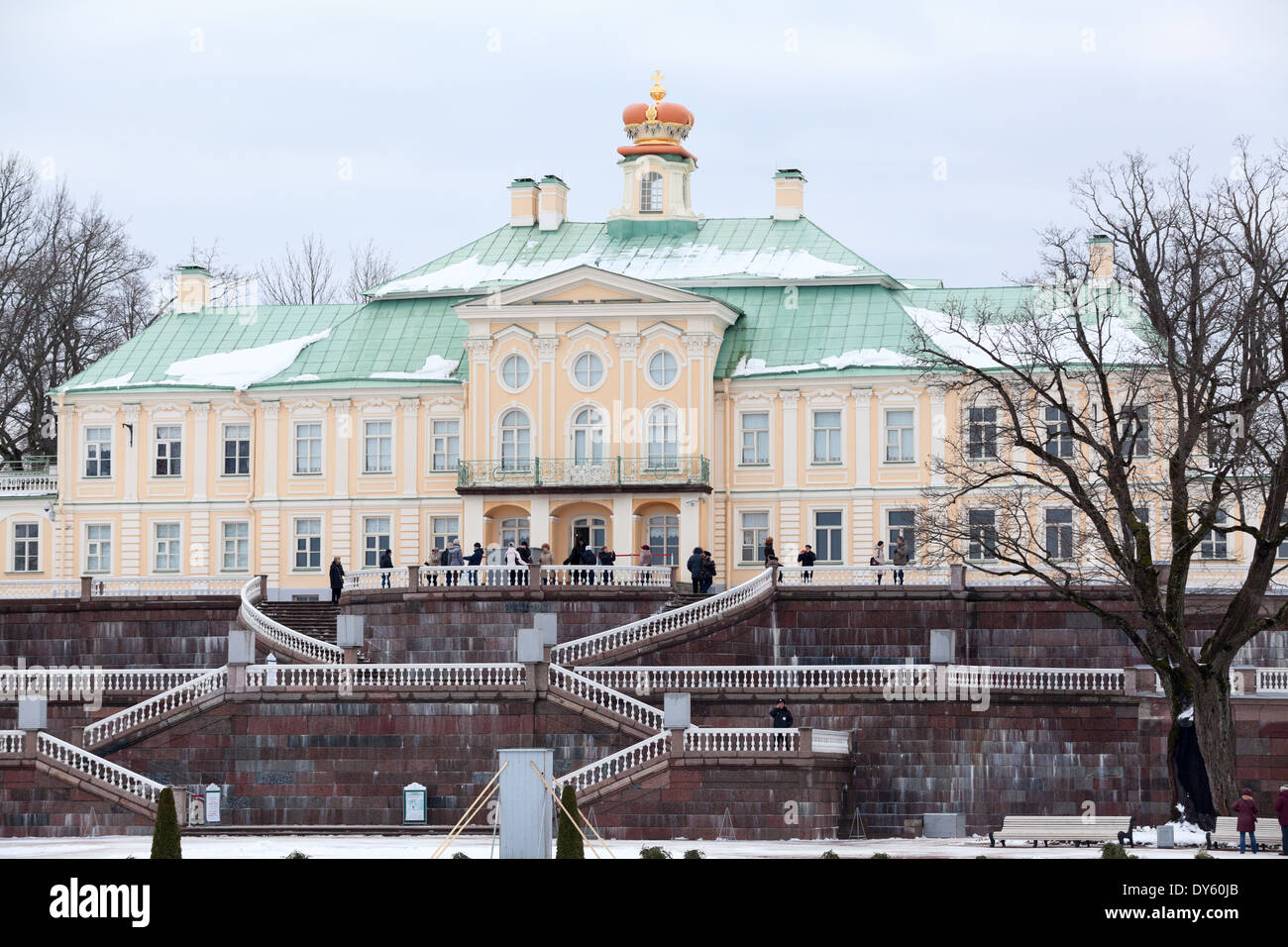 Grandi Oranienbaum o il Palazzo Mensikov in Orienbaum cityin distretto di Leningrado, Russia Foto Stock