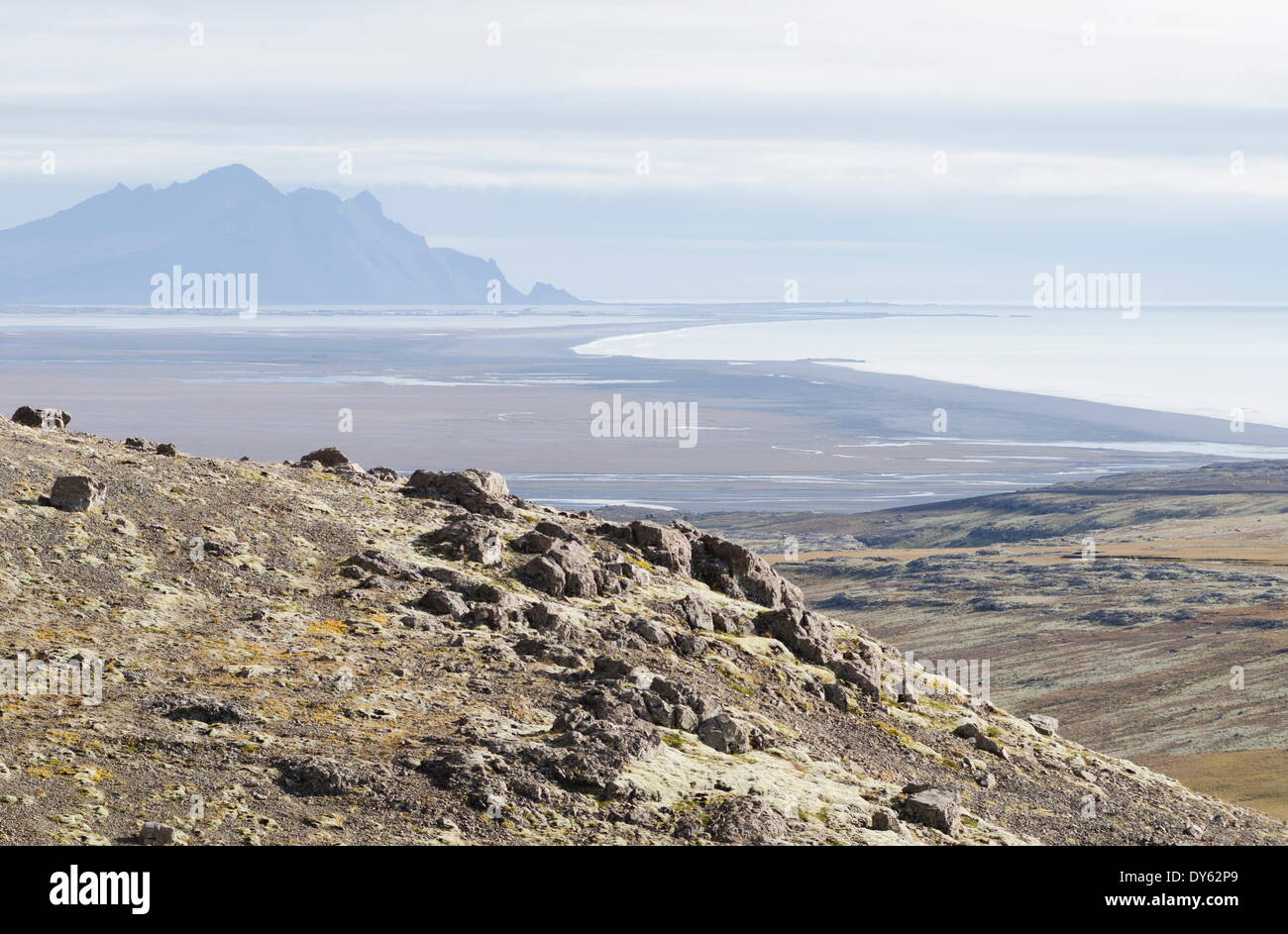 Sulla strada per Joklasel, Islanda, regioni polari Foto Stock