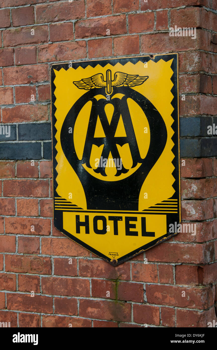AA segno Hotel, Clifden, Connemara, Irlanda Foto Stock
