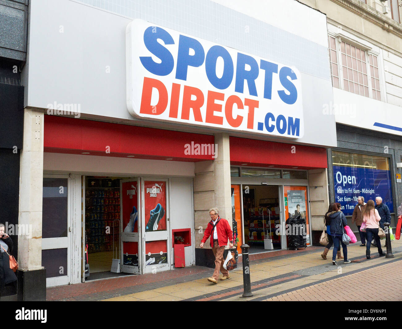 Sport Direct store in Liverpool Merseyside Regno Unito Foto Stock