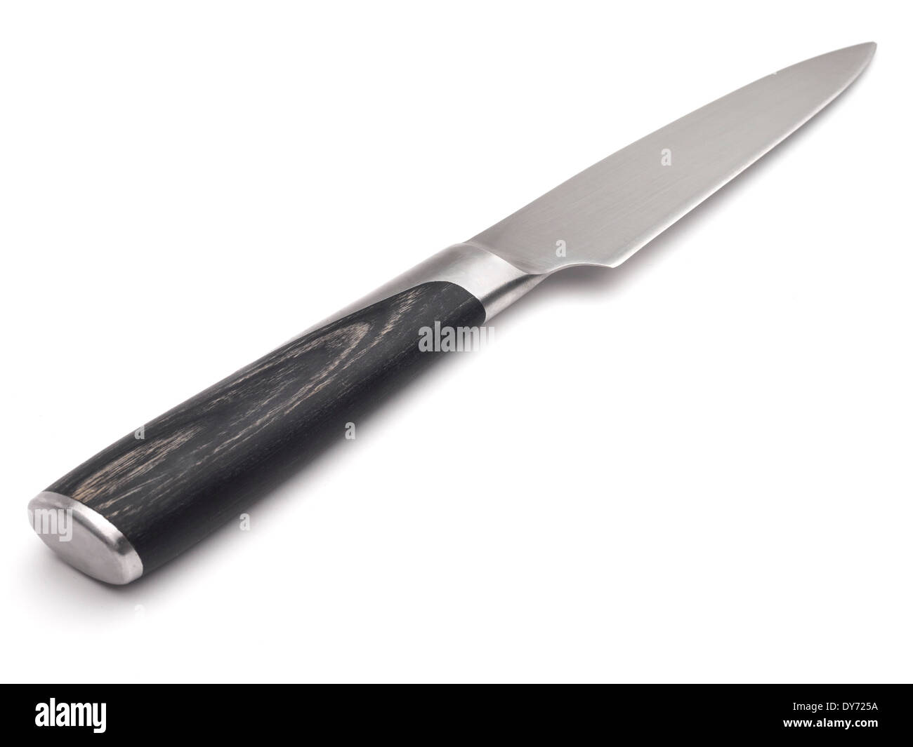 Coltello per cuoco tagliati isolati su sfondo bianco Foto Stock