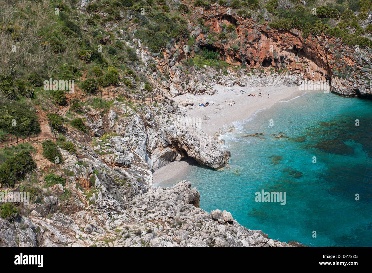 spiaggia in Sicilia Foto Stock