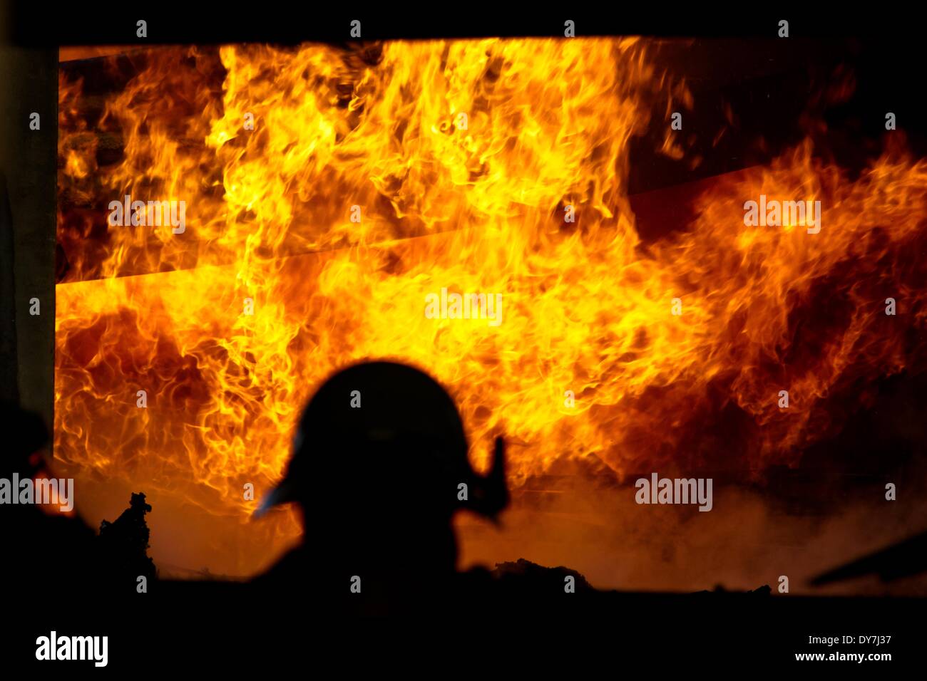 Funzione Picture vigili del fuoco, il fuoco e le attrezzature, Germania, varie date. Foto Stock