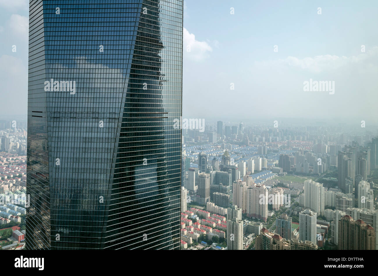 World Financial Center di Shanghai, Cina Foto Stock