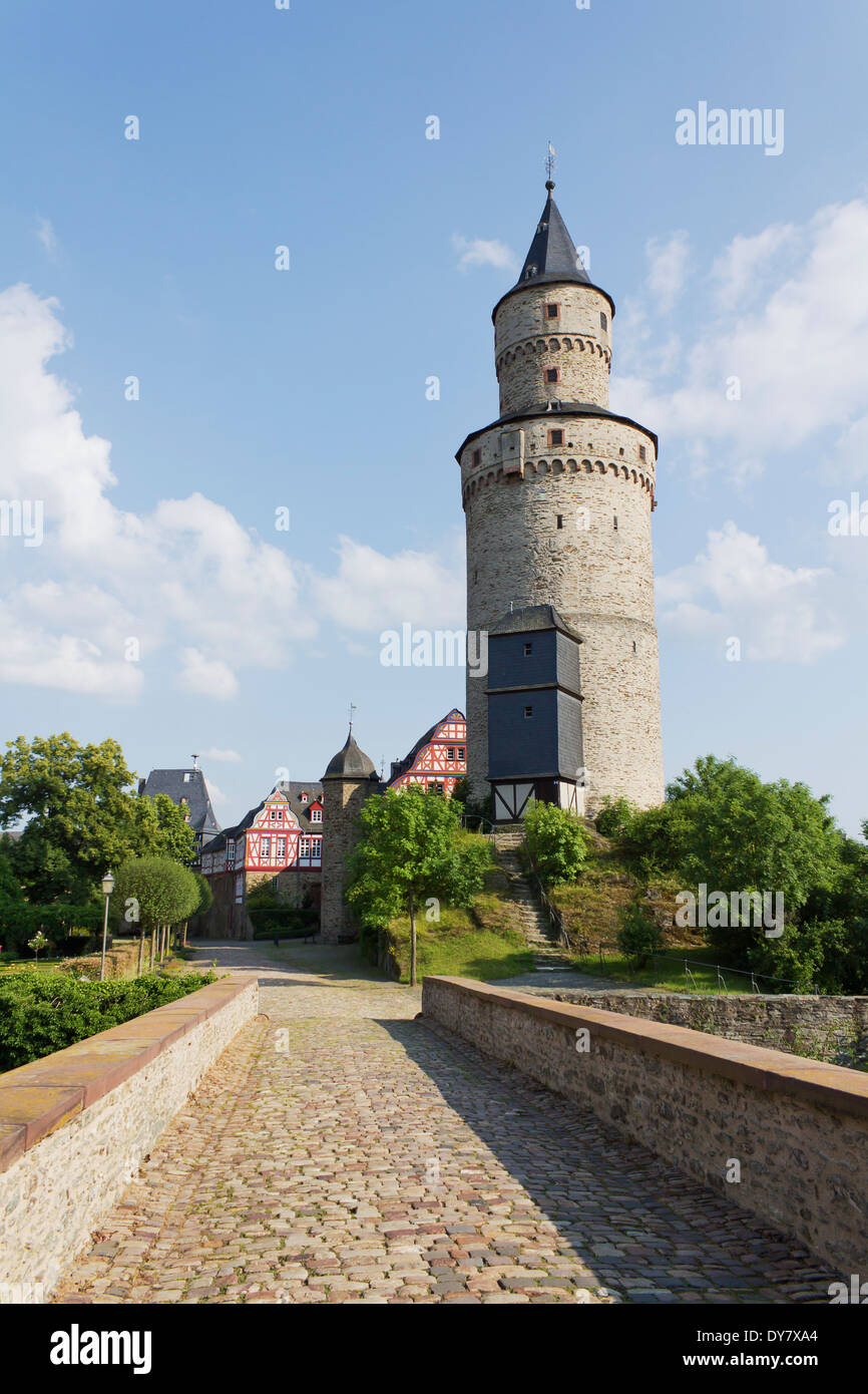 Germania, Hesse, Idstein, Torre della strega Foto Stock
