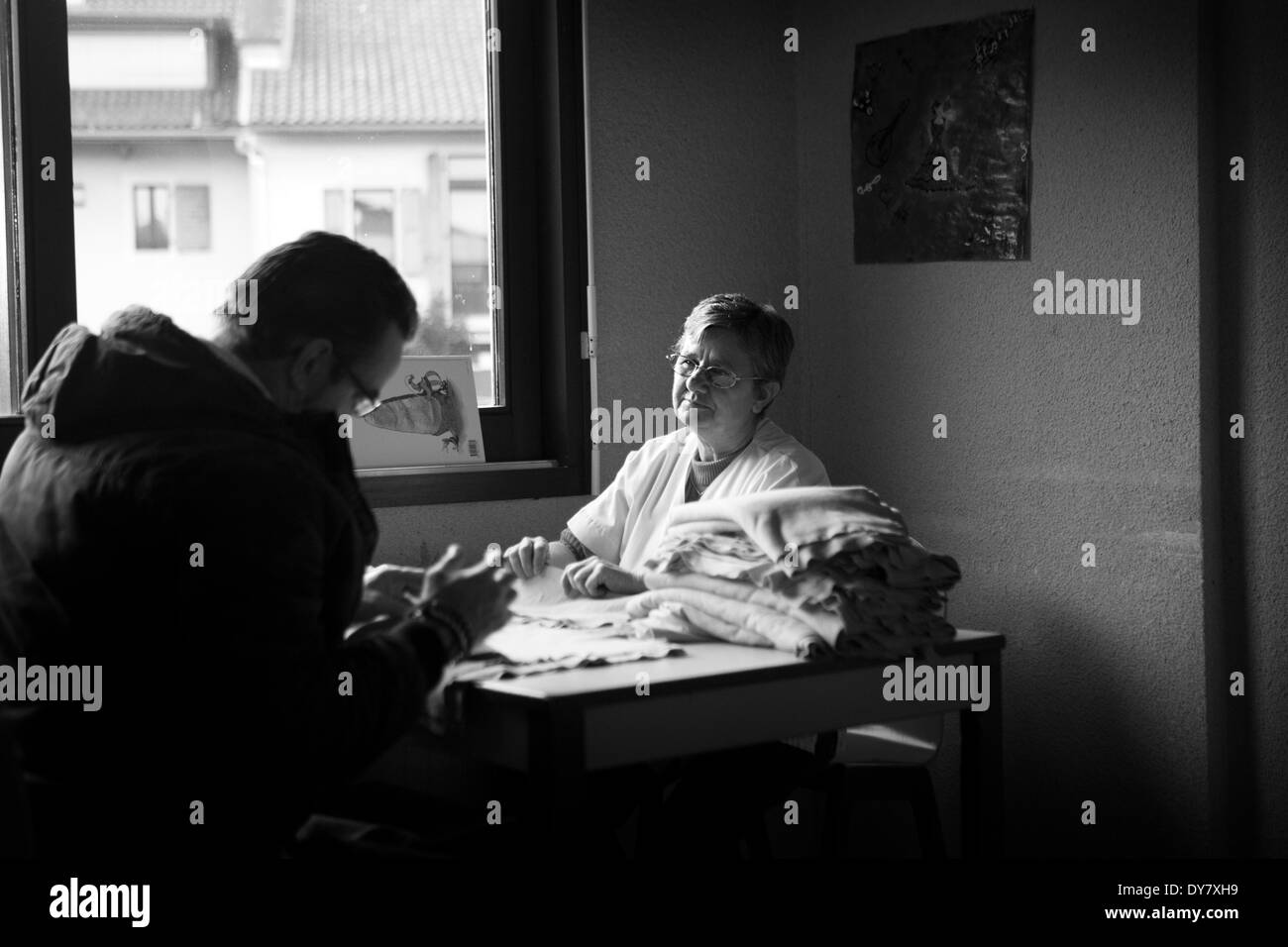 Ospedale psichiatrico Foto Stock