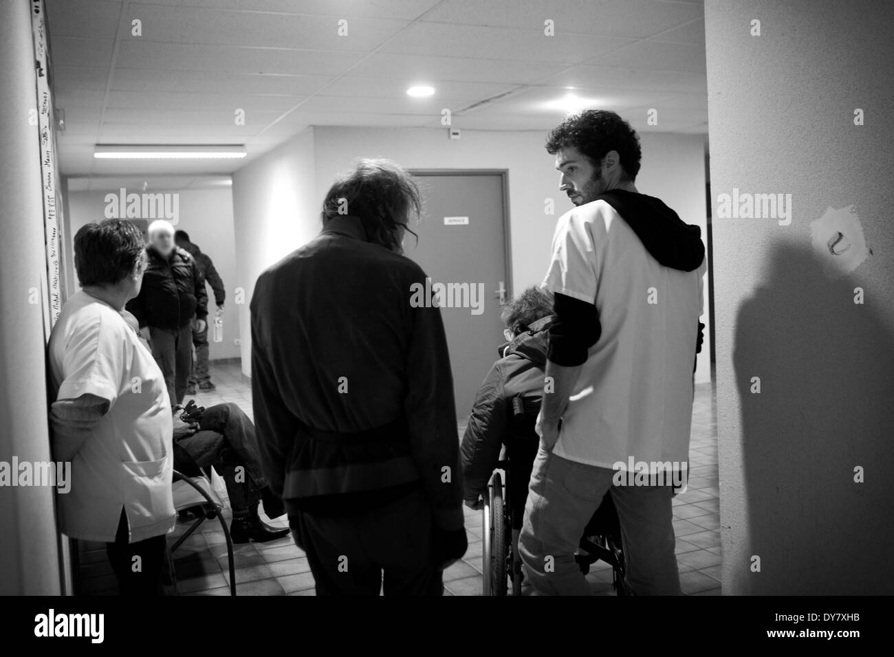 Ospedale psichiatrico Foto Stock