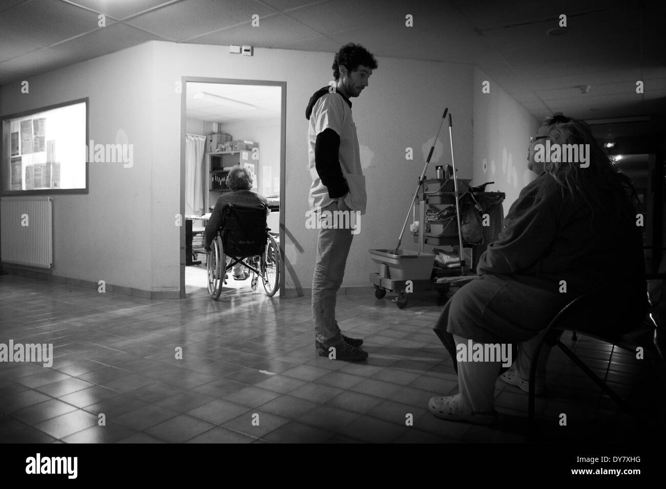 Ospedale psichiatrico Foto Stock