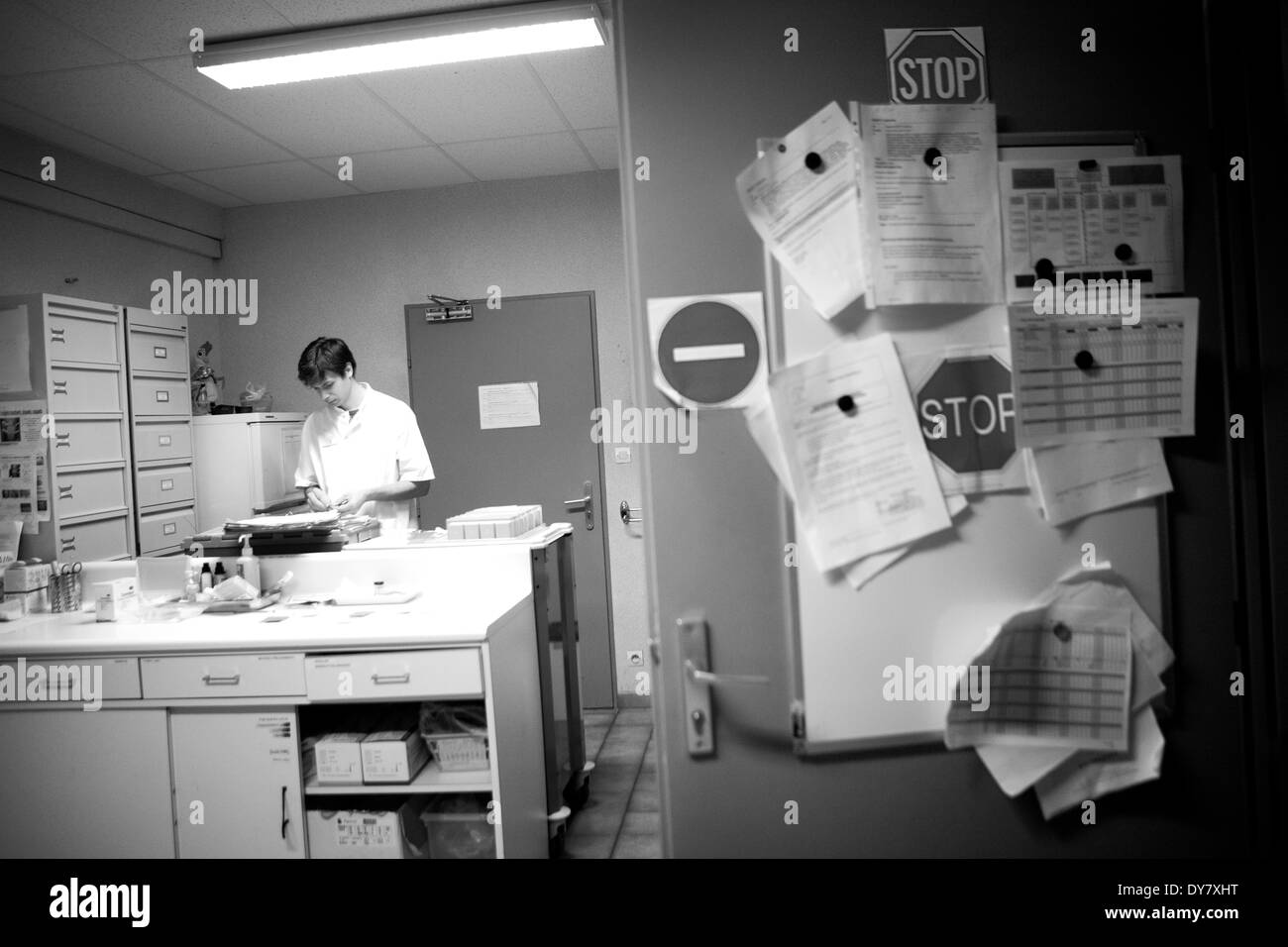 Ospedale psichiatrico Foto Stock
