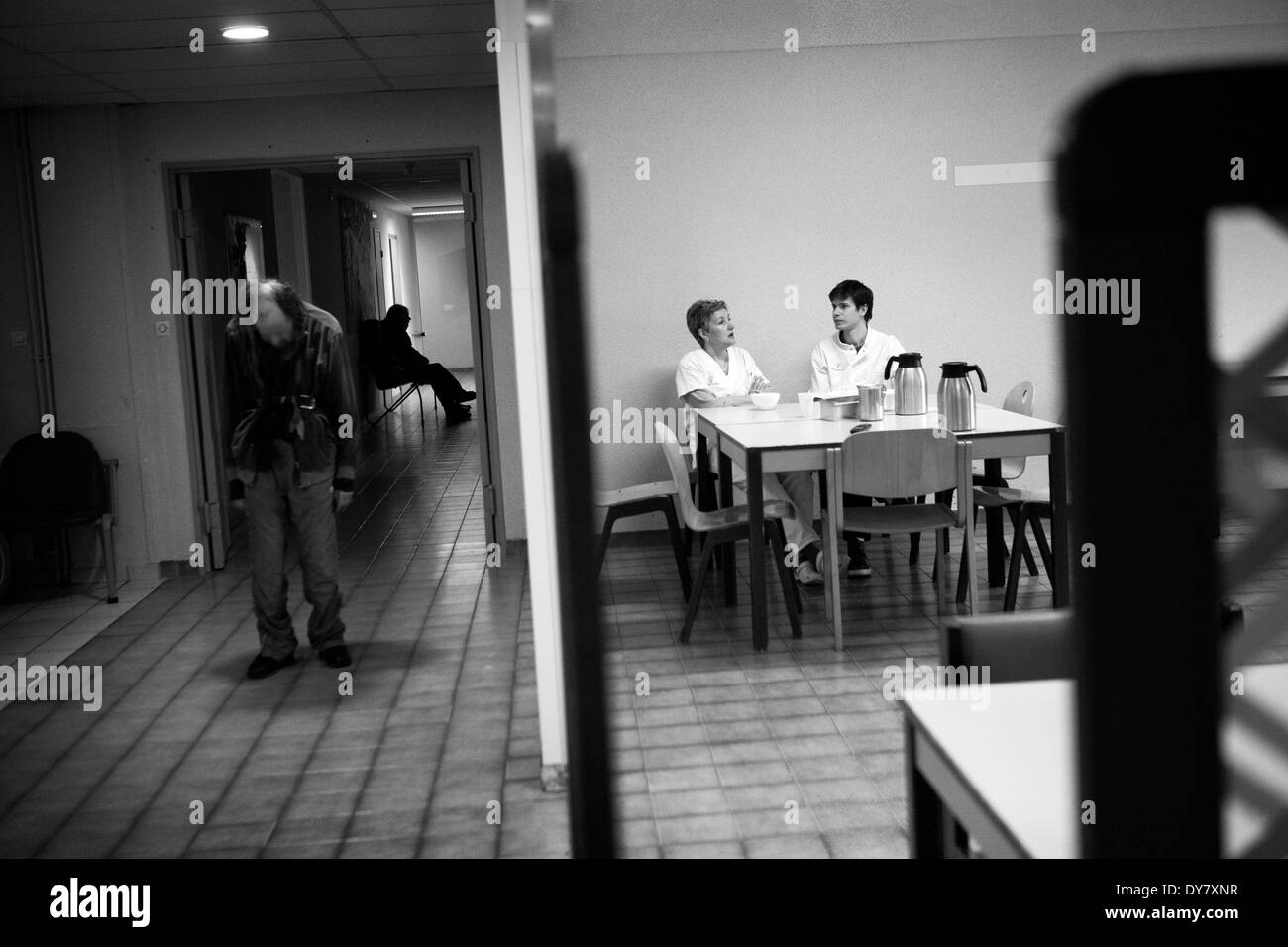 Ospedale psichiatrico Foto Stock