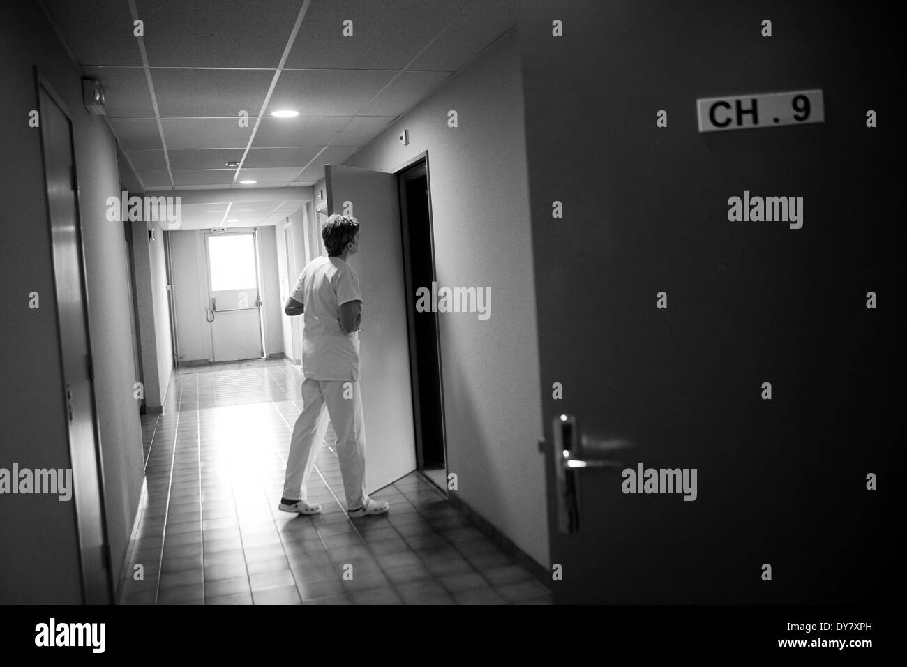 Ospedale psichiatrico Foto Stock