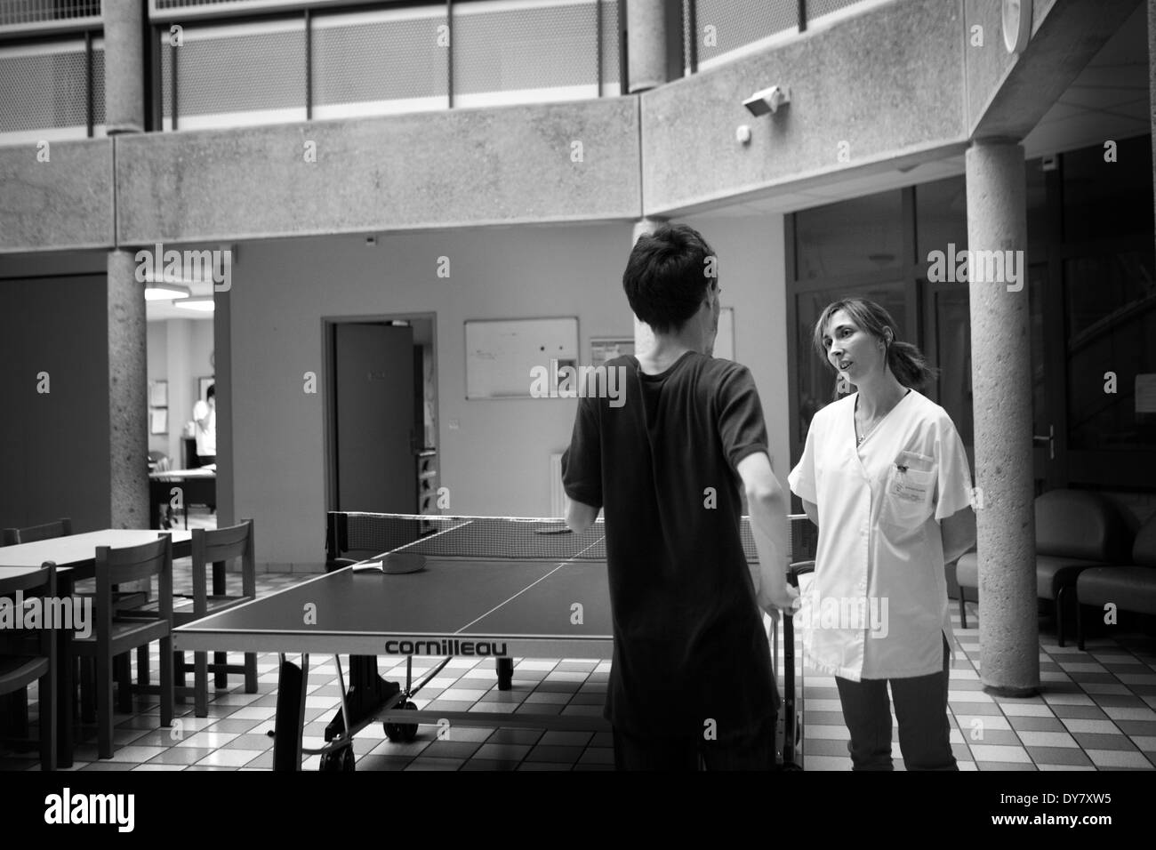 Ospedale psichiatrico Foto Stock