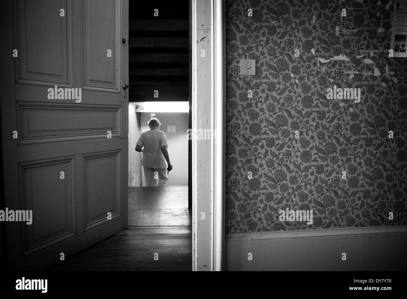 Ospedale psichiatrico Foto Stock