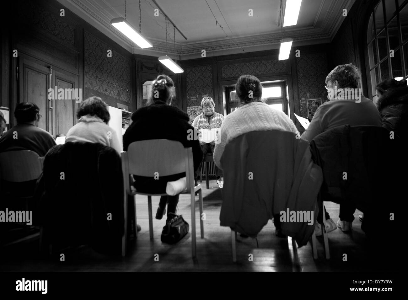 Ospedale psichiatrico Foto Stock