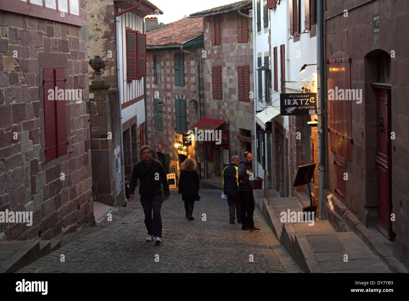 San Jean Pied de Port a inizio di El Camino de Santiago de Compostela Foto Stock