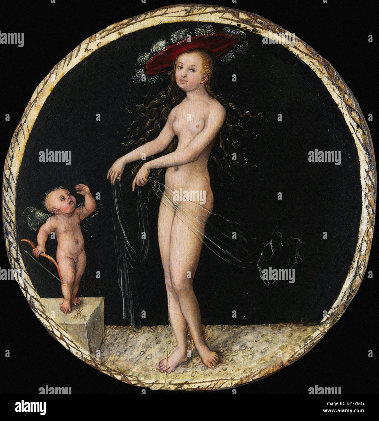 Lucas Cranach il Vecchio Venere e Amore Foto Stock