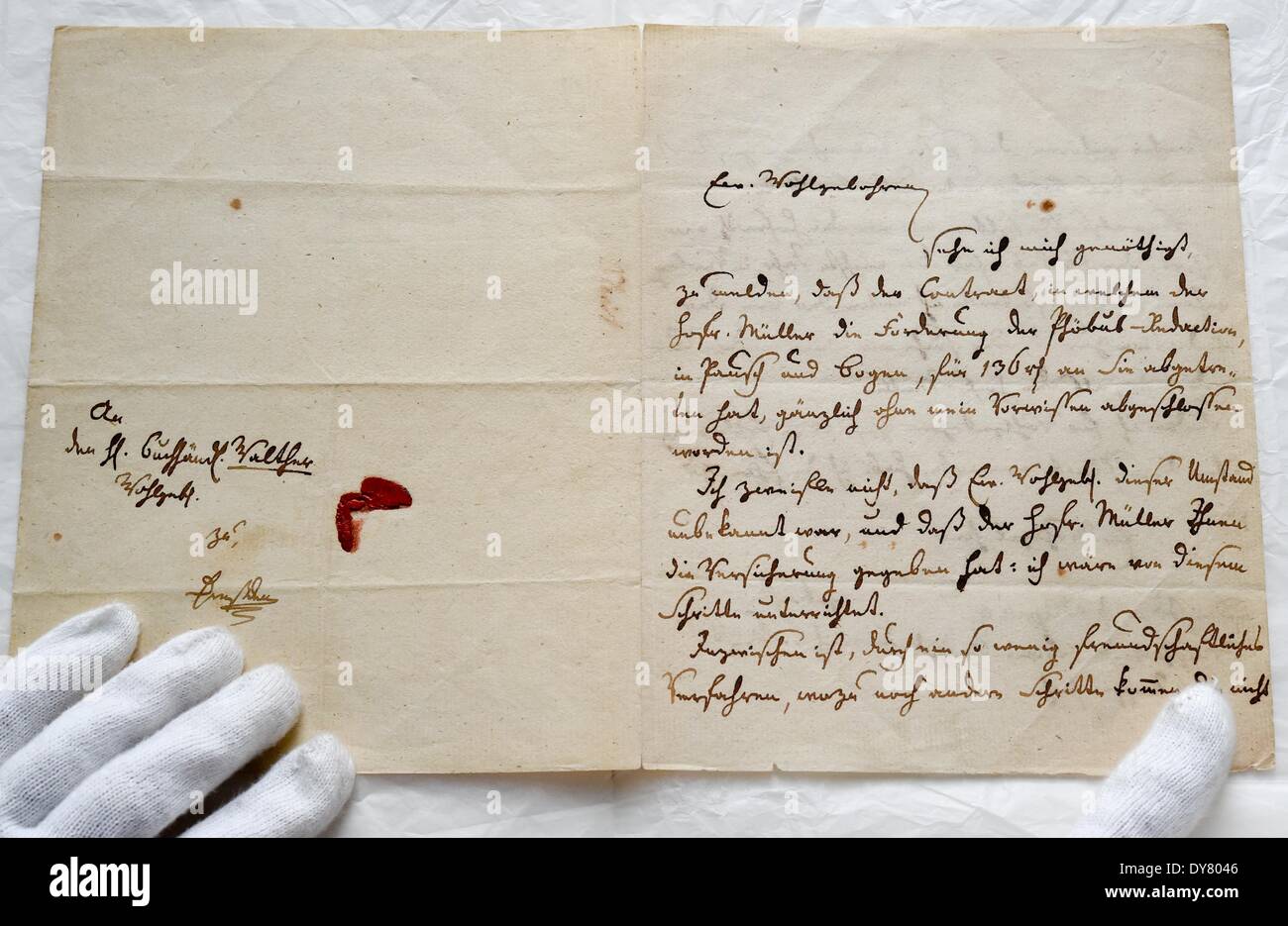 Lettera consegna documenti originali
